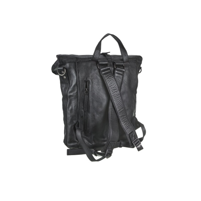 ROLLTOP BACKPACK LARGE BLACK Rucksacktasche